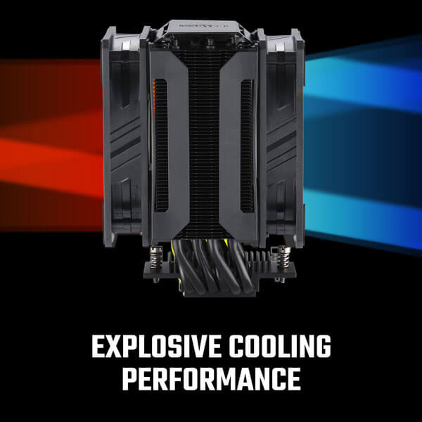 Cooler Master MasterAir MA612 Stealth ARGB CPU Air Cooler